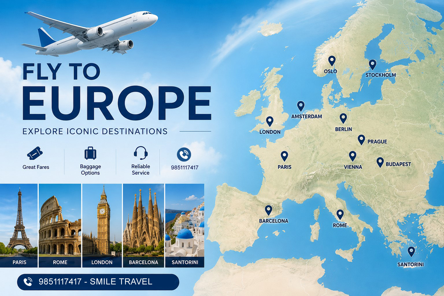 Kathmandu to Europe Flight